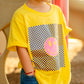 Joyful Smiles Checkered Tee